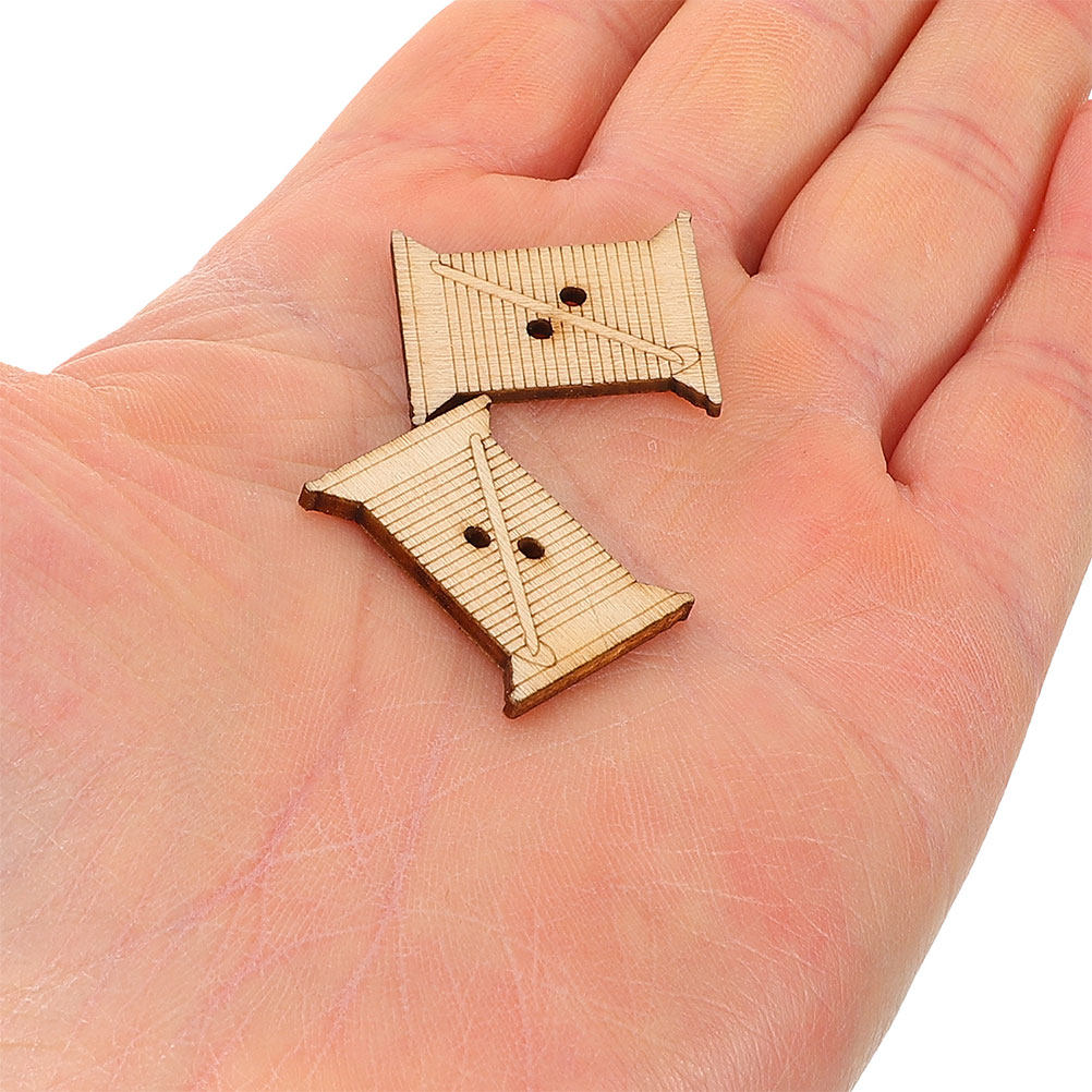 100Pcs Wooden Embroidery Floss - Embroidery Craft 评论和价格