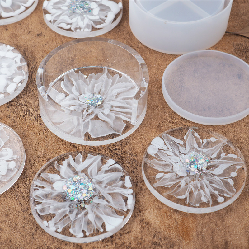 SNASAN Coaster Cup Mat Silicon - Craft Embellishment Storage 评论和价格