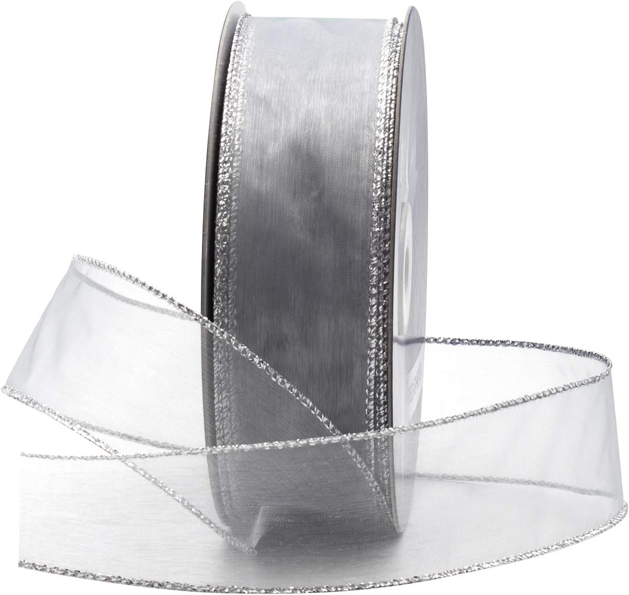 Organza Wired Sheer Ribbon for - Organza Ribbon Spool 评论和价格