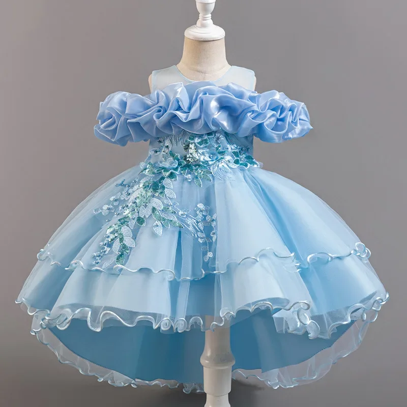 Fashion Flower Girl Dresses fo - Lace Ribbon Trim 评论和价格