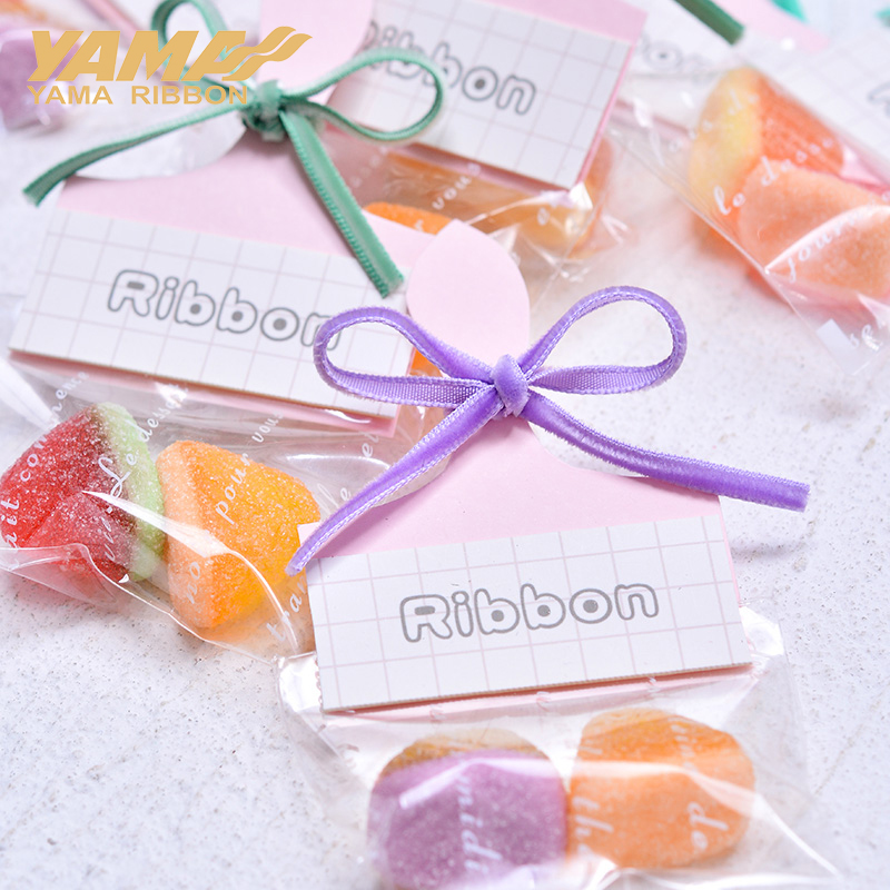 YAMA-Monochrome Velvet Ribbon, - Velvet Ribbon Roll 评论和价格
