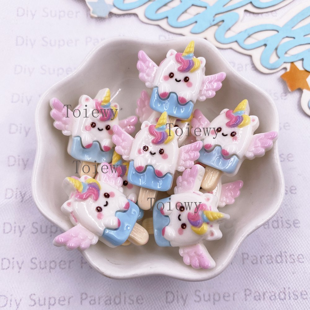 10pcs Resin Colorful Cartoon R - Christmas Craft Embellishment 评论和价格