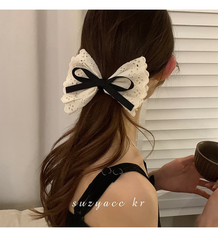 French retro double layered bo - Lace Ribbon Trim 评论和价格