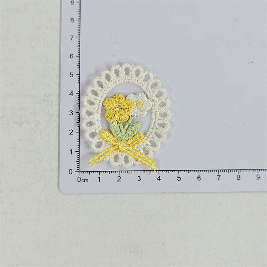 10PCS New Spring Summer Fresh  - Applique Patch Flower 评论和价格