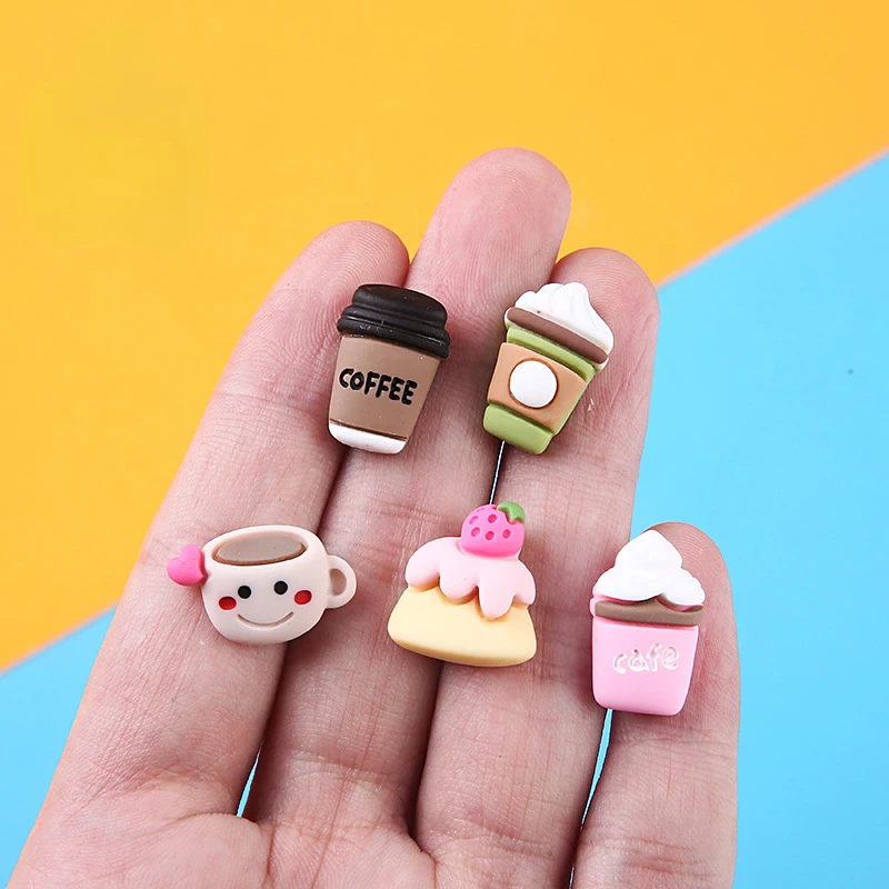 10pcs Cartoon Kawaii Resin Cof - Christmas Craft Embellishment 评论和价格