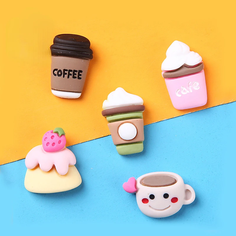 10pcs Cartoon Kawaii Resin Cof - Christmas Craft Embellishment 评论和价格
