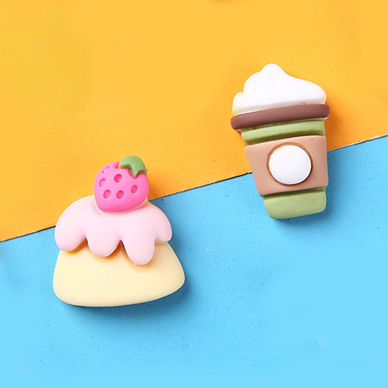 10pcs Cartoon Kawaii Resin Cof - Christmas Craft Embellishment 评论和价格