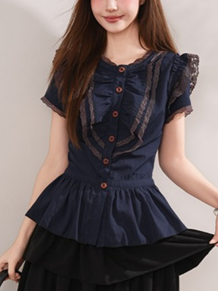 Vintage Gothic Japanese Women  - Elastic Lace Trim 评论和价格