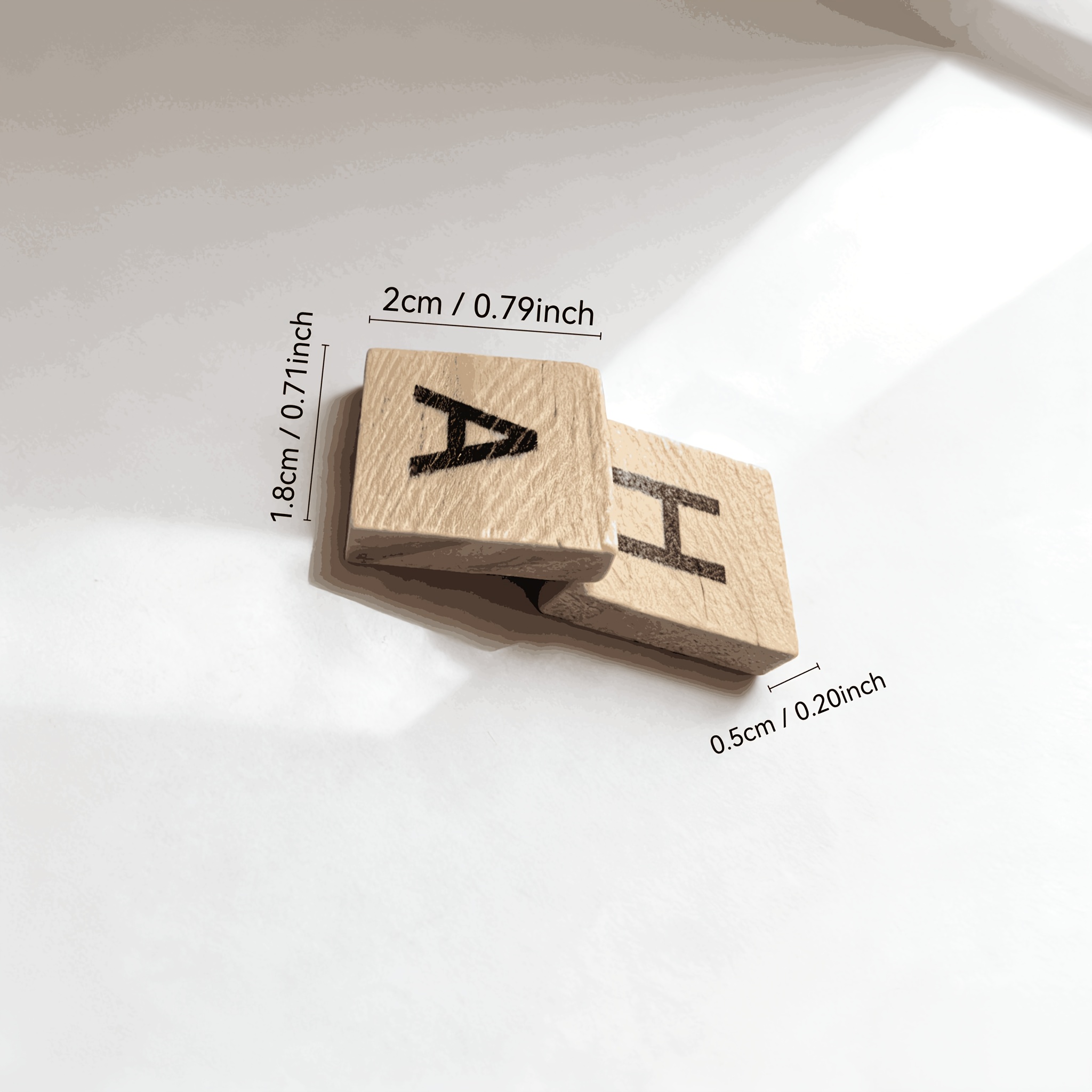 100PCS  Wooden Letter Cubes fo - Craft Embellishment 评论和价格