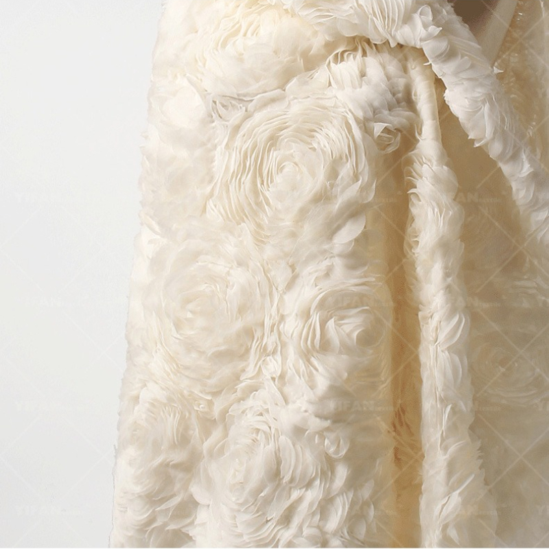 High End Texture 3D Plate Flow - Crystal Mesh Fabric 评论和价格
