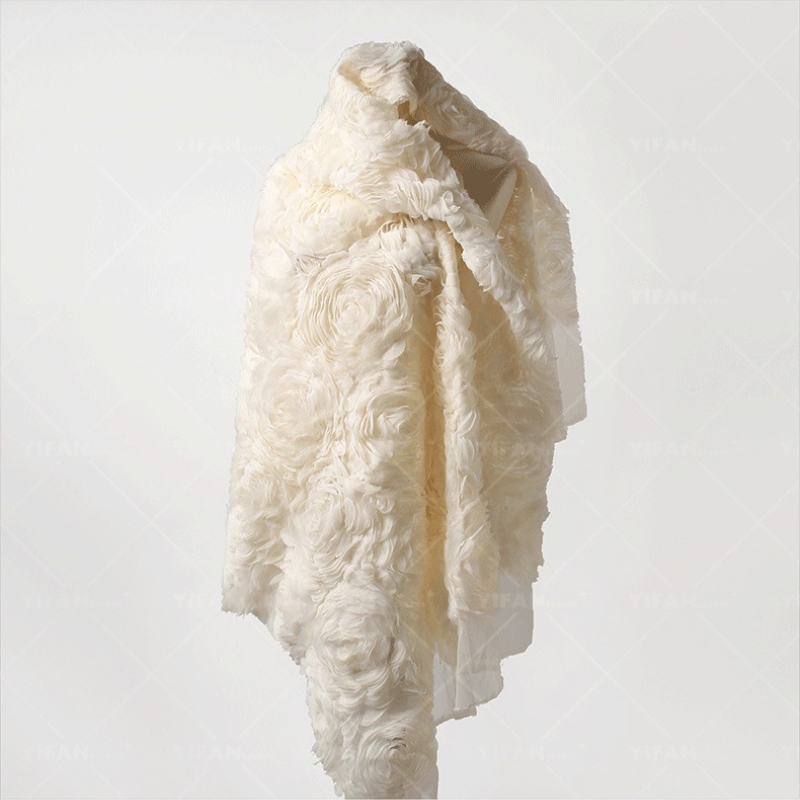 High End Texture 3D Plate Flow - Crystal Mesh Fabric 评论和价格