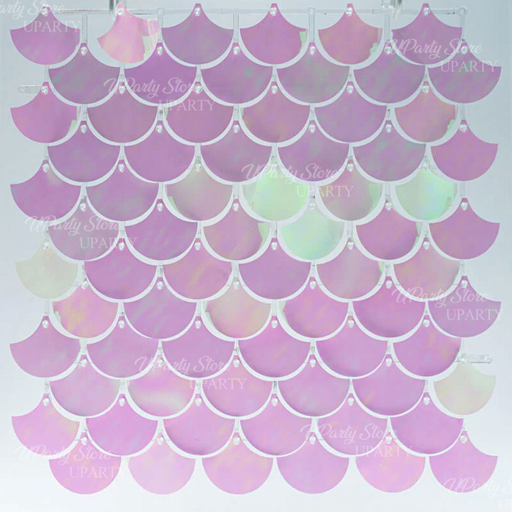 12pcs Mermaid Sequins Wall Pan - Sequin Fabric Panel 评论和价格