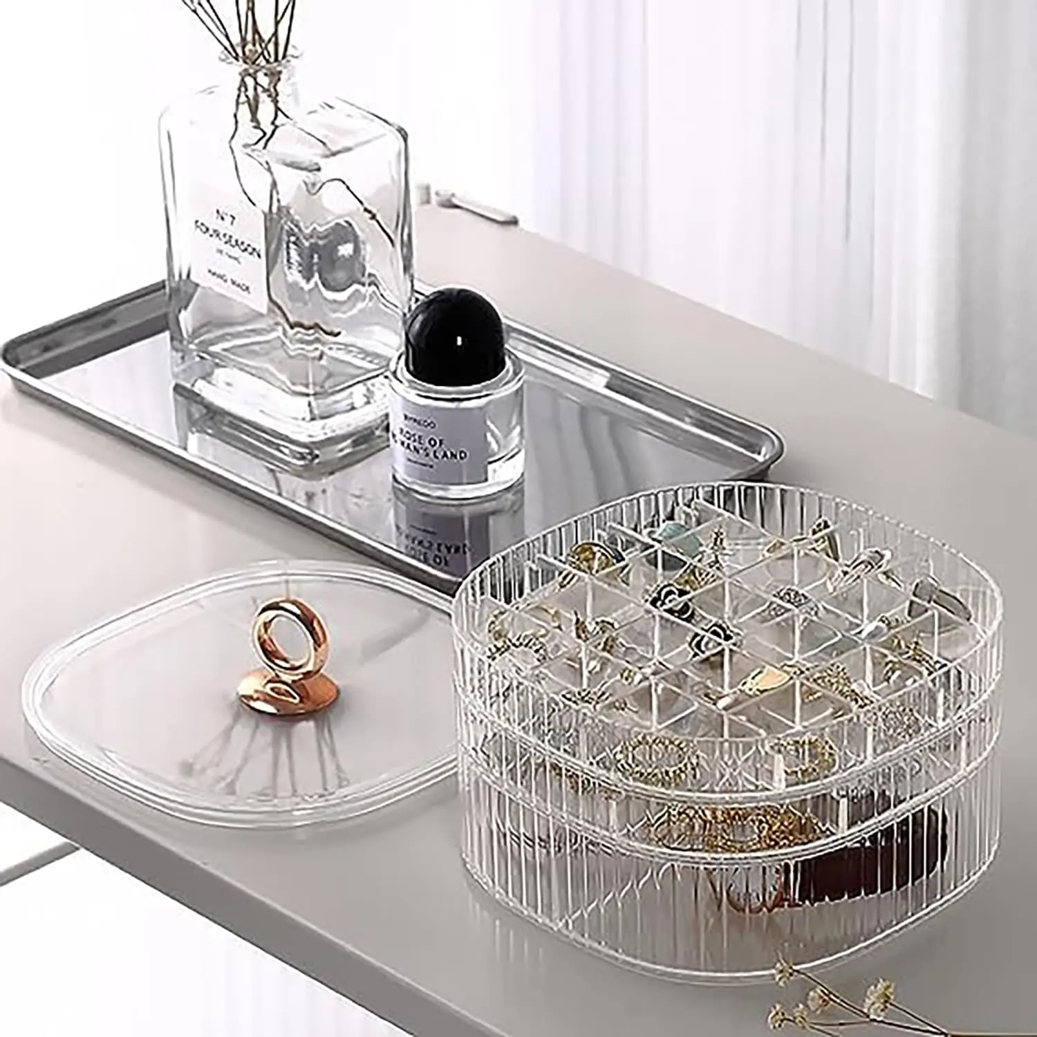 Jewelry Box, Jewelry Organizer - Craft Embellishment Storage 评论和价格