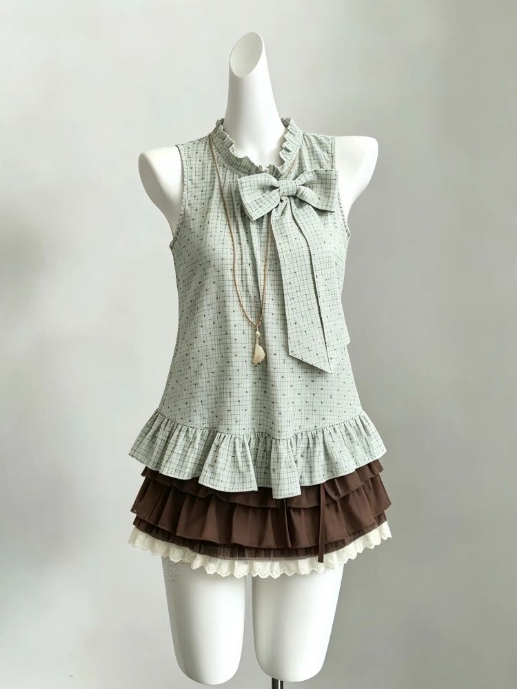 Japanese Vintage sweeti 2-Piec - Elastic Lace Trim 评论和价格