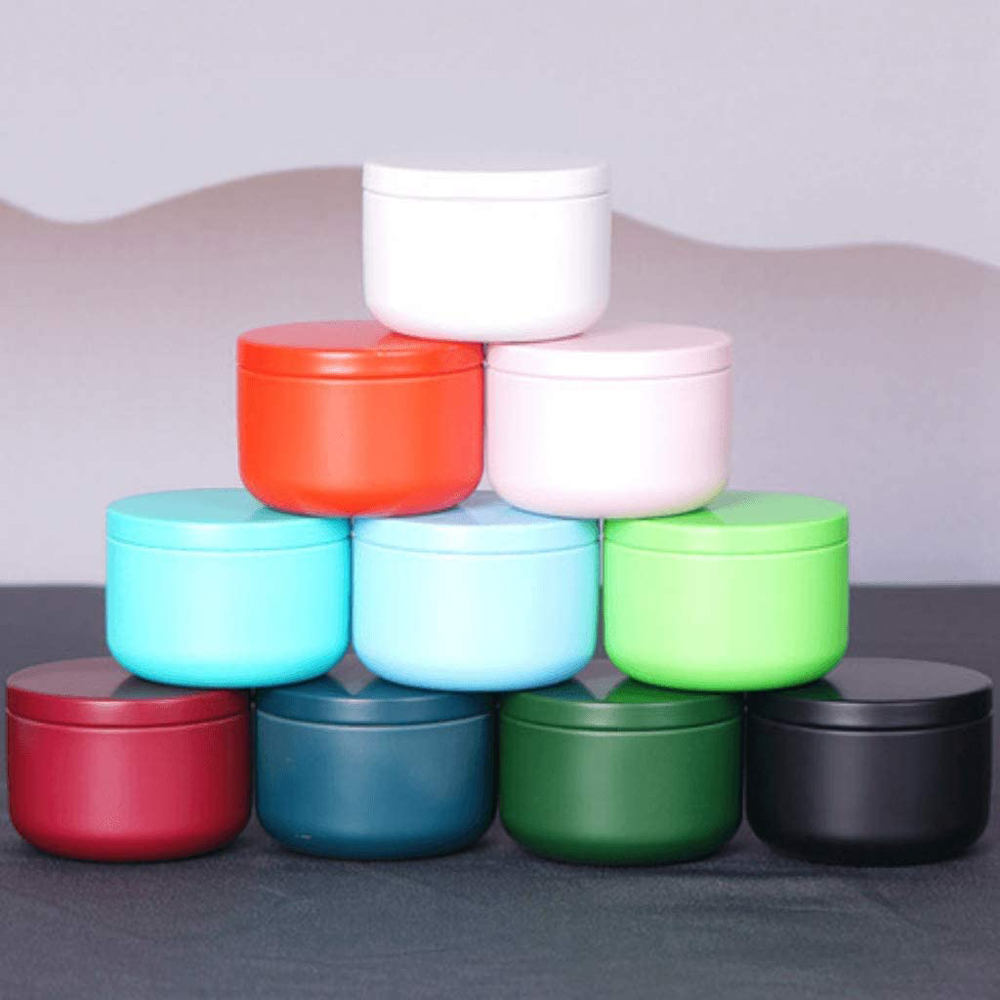 Tea Can with Airtight Lids Tin - Craft Embellishment Storage 评论和价格