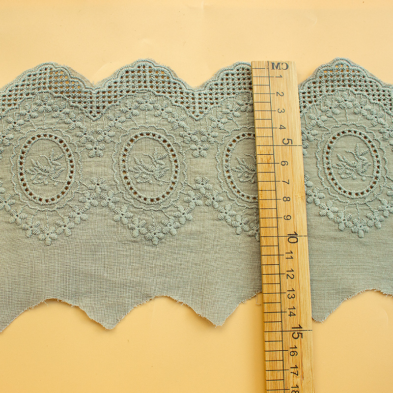 2Yards Colorful  Cotton Embroi - Lace Ribbon Trim 评论和价格