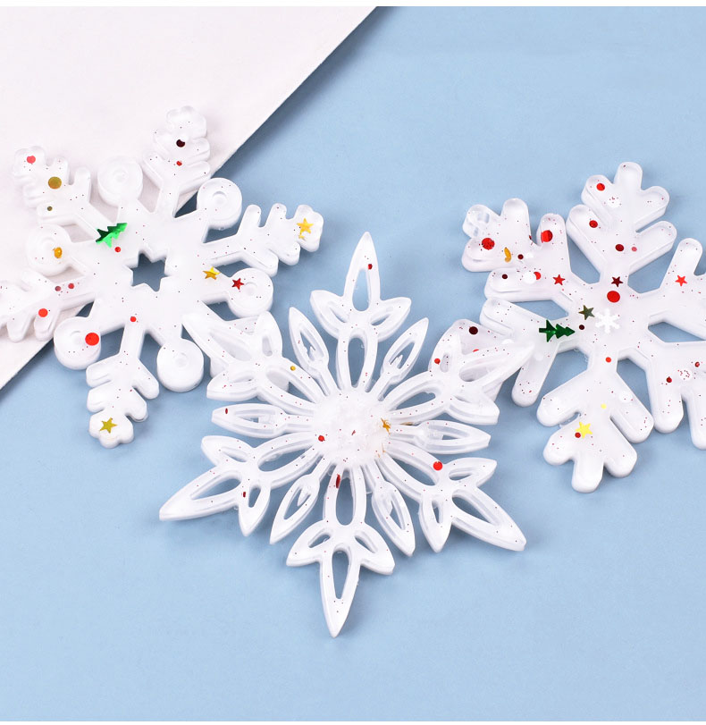 Christmas Hollow Snowflake Orn - Christmas Craft Embellishment 评论和价格