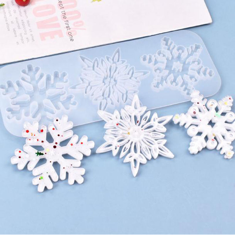 Christmas Hollow Snowflake Orn - Christmas Craft Embellishment 评论和价格