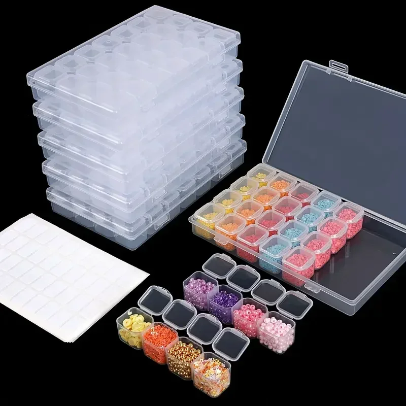 28 grid diamond painting tool  - Craft Embellishment Storage 评论和价格