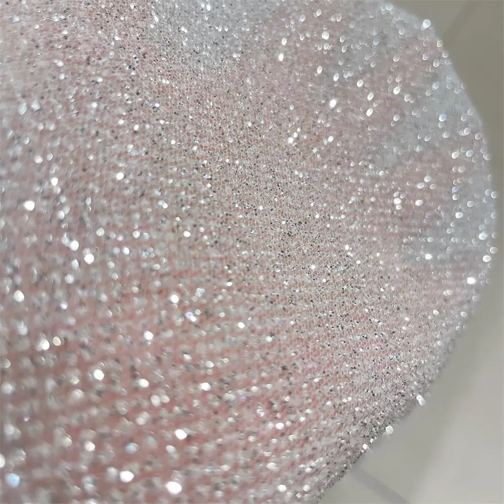 Superdensity-Silver Glitter Ne - Crystal Mesh Fabric 评论和价格