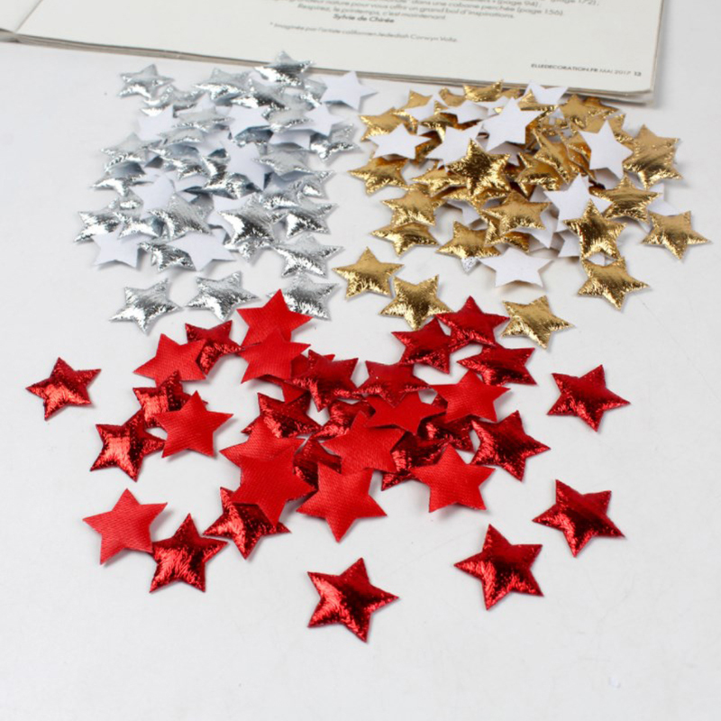 100Pcs Gold/Silver Stars For C - Christmas Craft Embellishment 评论和价格
