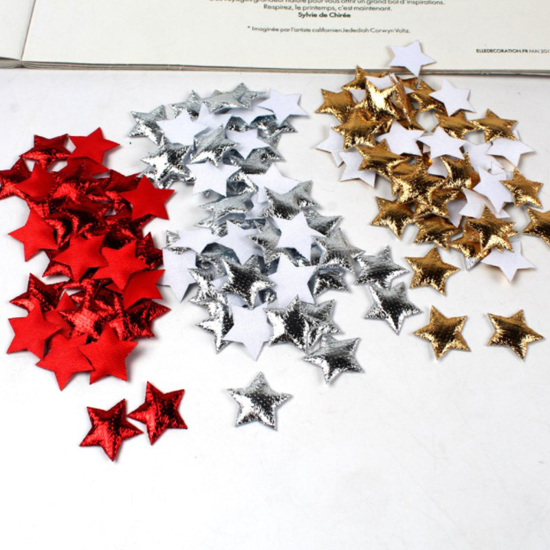 100Pcs Gold/Silver Stars For C - Christmas Craft Embellishment 评论和价格